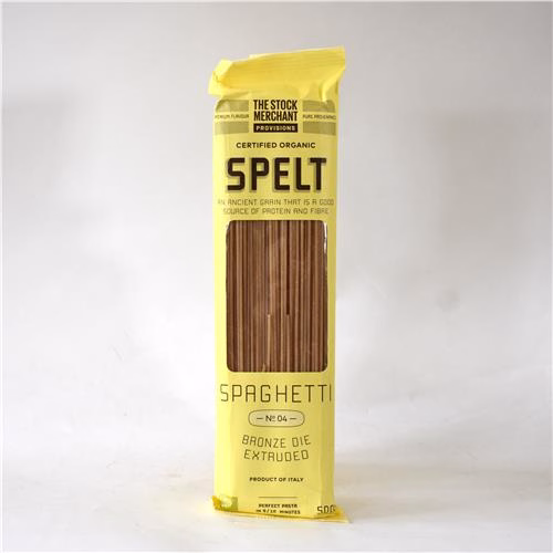 The Stock Merchant Pasta Spelt Spaghetti 500g Certified Organic