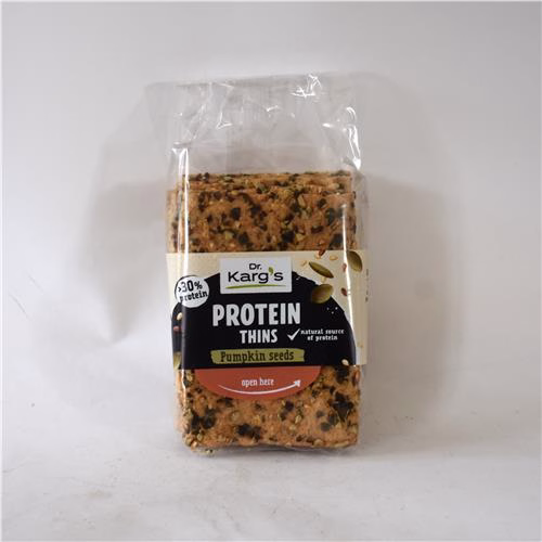Dr, Karg's Crispbread Protein Thins Pumpkin Seeds Organic 150g