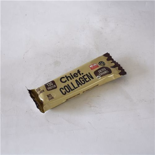 Chief Collagen Bar Choc Salted Caramel 45g