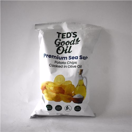 Ted's Good Oil Olive Oil Sea Salt Chips 130g