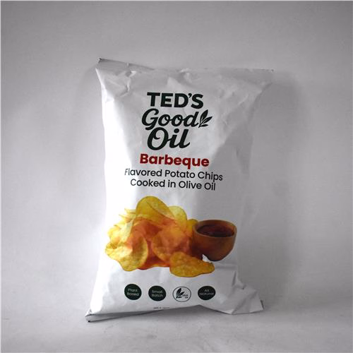 Ted's Good Oil Olive Oil BBQ Potato Chips 130g