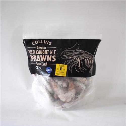 Collins Wild Caught  Green Banana Prawns 1kg
