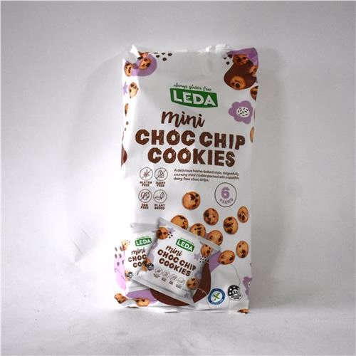Leda Cookies Mini Choc Chip 150g 6pk
