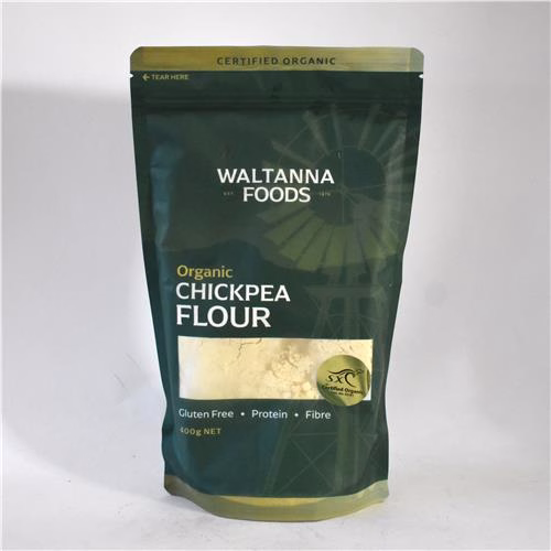 Waltanna Foods Flour Chickpea (Besan) 400g Certified Organic