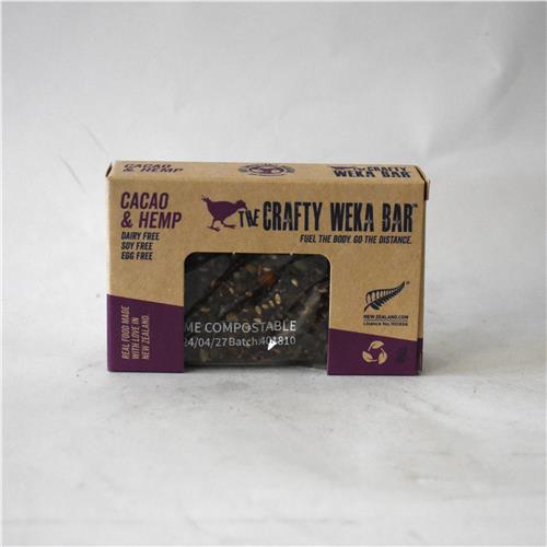 The Crafty Weka Bar Cacao & Hemp 75g