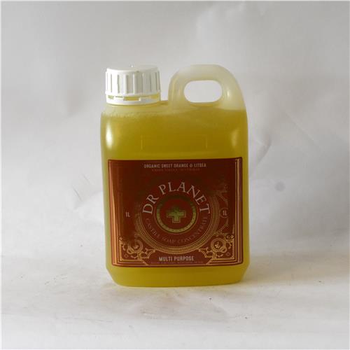Dr. Planet Castile Soap Sweet Orange & Litsea Refillable 1L