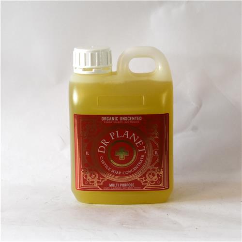 Dr. Planet Castile Soap Unscented Refillable 1L