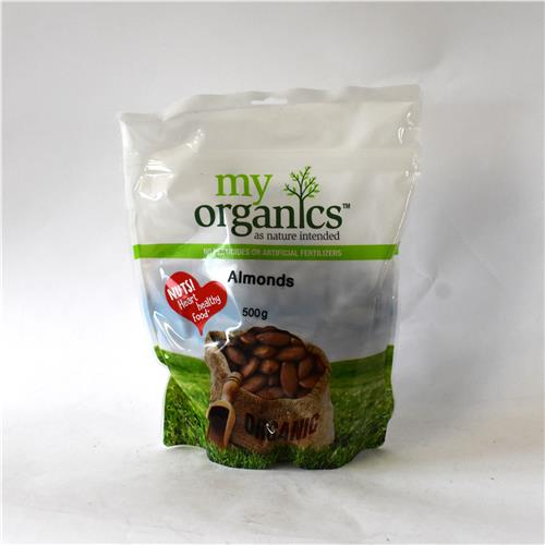 My Organics Australian Almonds 500g