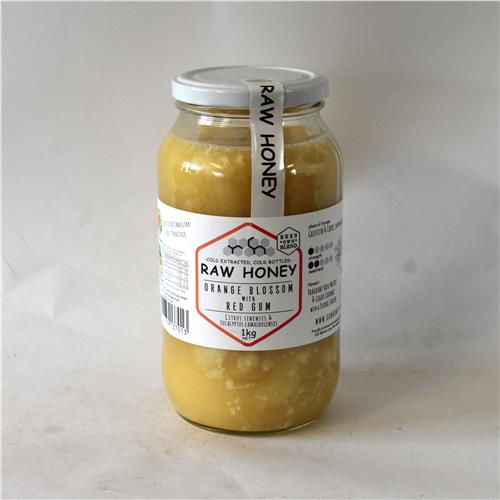 Raw Honey Orange Blossom White with Red Gum 1kg