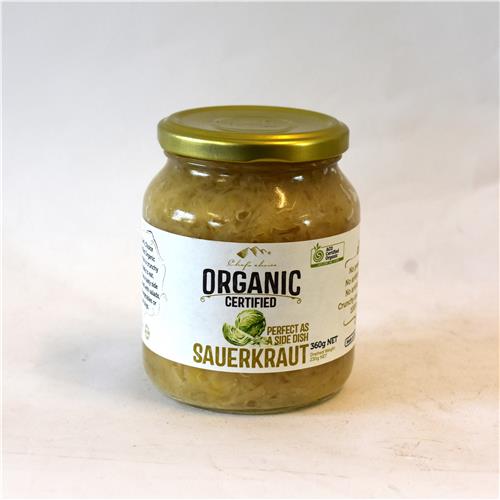 Chefs Choice Sauerkraut 360g Certified Organic