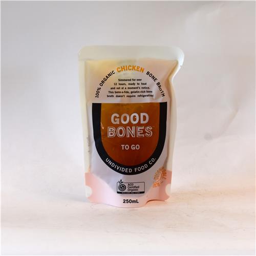 Good Bones Chicken Bone Broth 250ml Certified Organic