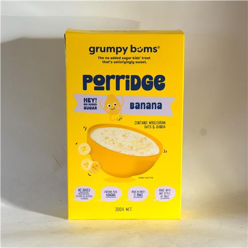 Grumpy Bums Banana Porridge 300g