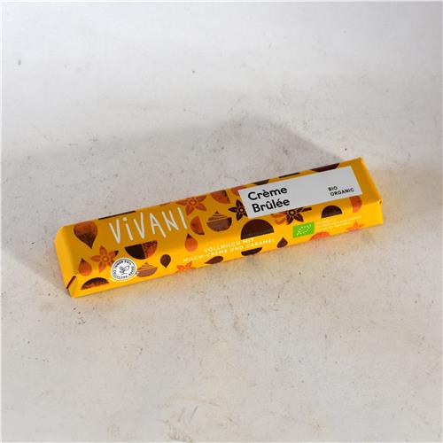 Vivani Chocolate Creme Brulee Snack Size 40g Certified Organic