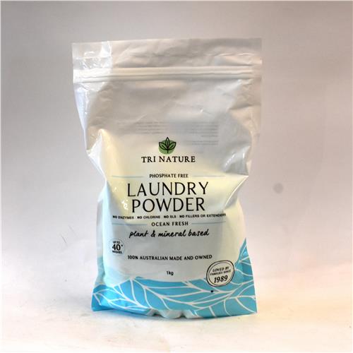 Tri Nature Alpha Plus Laundry Powder Ocean Fresh 1kg