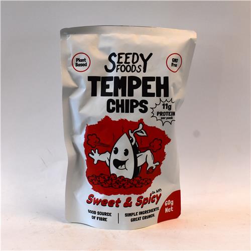 Seedy Foods Sweet & Spicy Tempeh Chips 60g