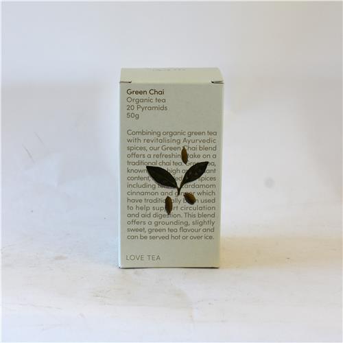 Love Tea Green Chai 20 Pyramids