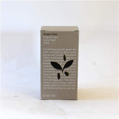 Love Tea Green Chai Loose Leaf 100g Certified Organic