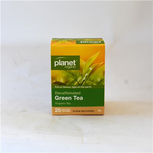 D. Planet Organic Green Decaf Tea 25 Bags