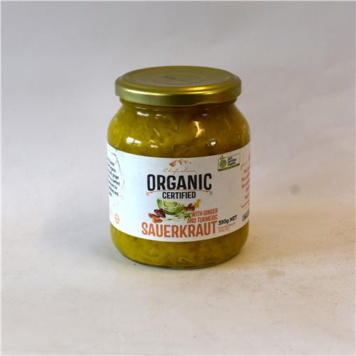 Chefs Choice Sauerkraut with Ginger & Turmeric 350g