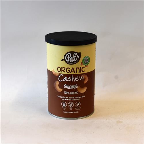 Pat's Cashews Original 220g Certified Organic