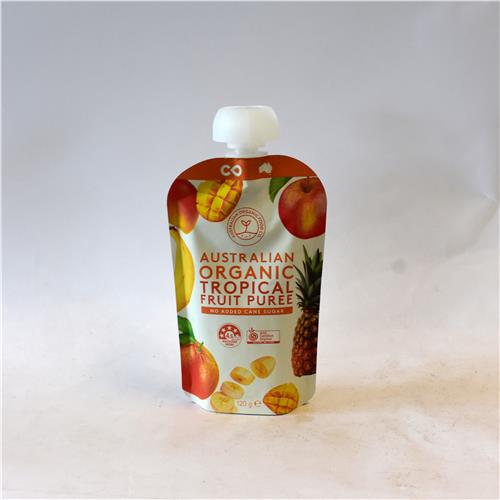 AOFC Puree Tropical Fruit 120g Certified Organic