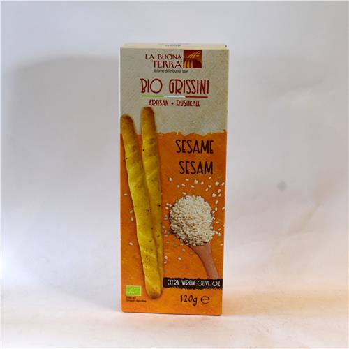 La Buona Terra Sesame Grissini 120g Certified Organic