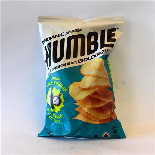 Humble Chips Salt & Vinegar 135g Certified Organic