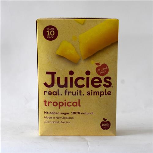 Tasman Bay Food Co Tropical Frozen Juicies 10 Pack