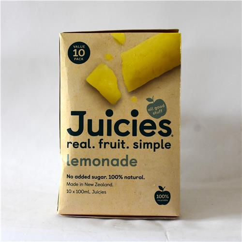 Tasman Bay Food Co Lemonade Frozen Juicies 10 Pack