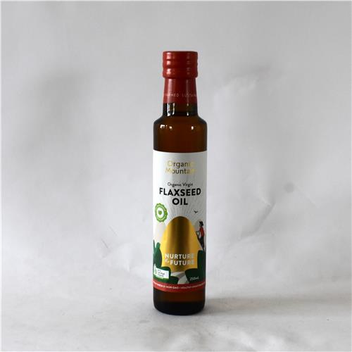 Organic Mountain Flaxseed Oil 250ml Certified Organic