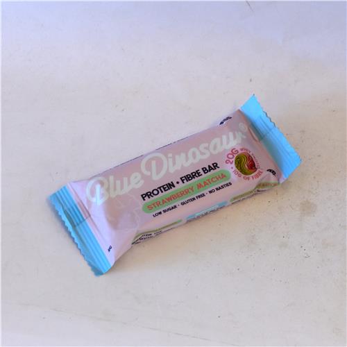 Blue Dinosaur Protein + Fibre Bar Strawberry Matcha 50g