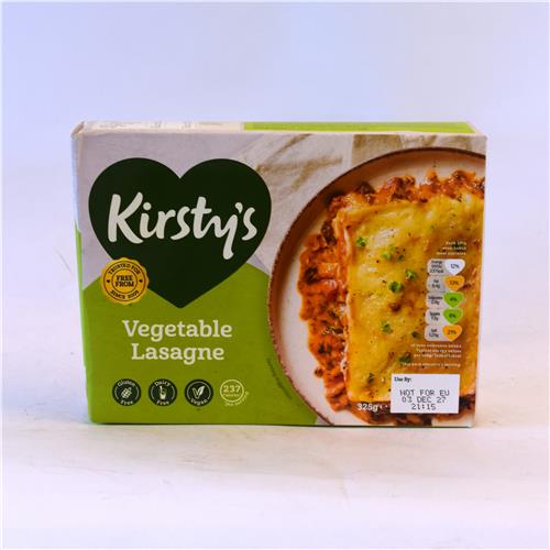 Kirsty's Vegan Lasagne 300g Gluten Free