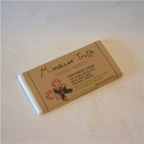 Monsieur Truffe Dark 70% Peppermint Crisp Bar 90g